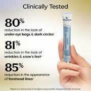Plexaderm Rapid Reduction Eye Serum - Advanced Formula Anti Aging Visibly Reduces Under-Eye Bags, Wrinkles, Dark Circles, Fine Lines & Crows Feet Instantly Instant Wrinkle Remover for Face