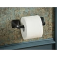 thumbnail image 2 of Moen YB5108BL Voss Matte Black Pivoting Paper Holder, 2 of 6