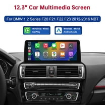 Wireless Carplay Car Multimedia Radio Receiver 12.3 Inch Touch Screen for BMW 1&2 Series F20 F21 F22 F23 2012-2016 with NBT System Anroid Auto Navigation