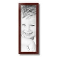 thumbnail image 2 of ArtToFrames 6" x 17" Maple Wood Picture Frame, 6x17 inch Red Wood Poster Frame (WOM-4962), 2 of 7
