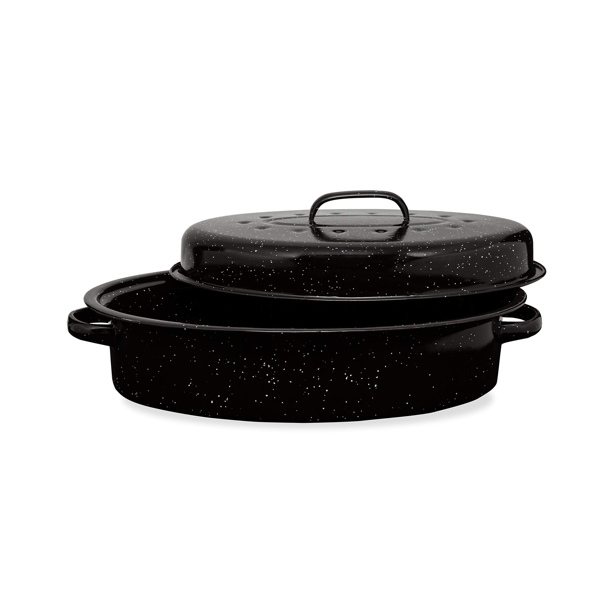 Granite Ware Covered Oval Roaster 13 inches 