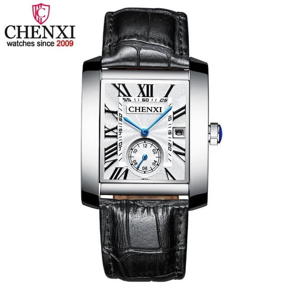 Men Watches Top Brand Luxury Chenxi Gold Black Square Quartz Watch Men Waterproof Golden Male Wristwatch Man Watches Men's Clock - Quartz Wristwatches