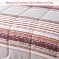 thumbnail image 3 of Floral Printed Queen Comforter Set with Sheets Lightweight Piece Bed in A Bag Comforter Set Vintage Yellow and Grey Flower Pattern Farmhouse Bedding Set, 3 of 7