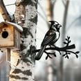 thumbnail image 5 of Cardinal on Branch Metal Yard Art Decor Bird Stainless Steel Outdoor Tree Silhouette Stake for Tree Yard Garden Patio Animal Outdoor Decor Gift for Housewarming Home Art Decor DIY, 5 of 8