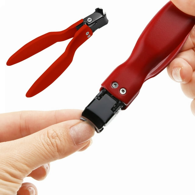 Fiudx Cortaúñas Extragrande, Alicates Duraderos de Acero Inoxidable, Diseño de Agarre Cómodo, Hoja Curva para Cortes de Precisión, Cuidado de Uñas Gruesas, Uso Doméstico o Salón, Mango Ergonómico Ant