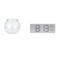 thumbnail image 1 of Acuario de escritorio,Pecera pequeña transparente,pecera,jarrón,mesa,Reloj de pared digital,Reloj de pared digital multifuncional para oficina,Reloj de escritorio de pantalla grande y sencillo, 1 of 8