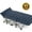 Blue + Blue Pearl Mattress, variant on Lilypelle Folding Camping Cot, Double Layer Oxford Strong Heavy Duty Sleeping Cots with Carry Bag, Portable Travel Camp Cots for Home/Office Nap and Beach Vacation