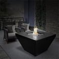thumbnail image 3 of Sunbeam Contemporary Style Aluminum Fire Table in Matte Black Finish, 3 of 7