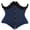 Dark Blue, variant on Underbust Corset Top Bustier Women Lace up Boned Gothic Waist Trainer Fashion Plus Size Blue XS