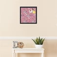 thumbnail image 3 of PinPix 16x16 Custom Cork Bulletin Board Vintage Japanese Floral Watermelon Poster Board Has a Fabric Style Canvas Finish, Framed in Vintage Japanese Floral Watermelon, by ArtToFrames (PinPix-1548), 3 of 5