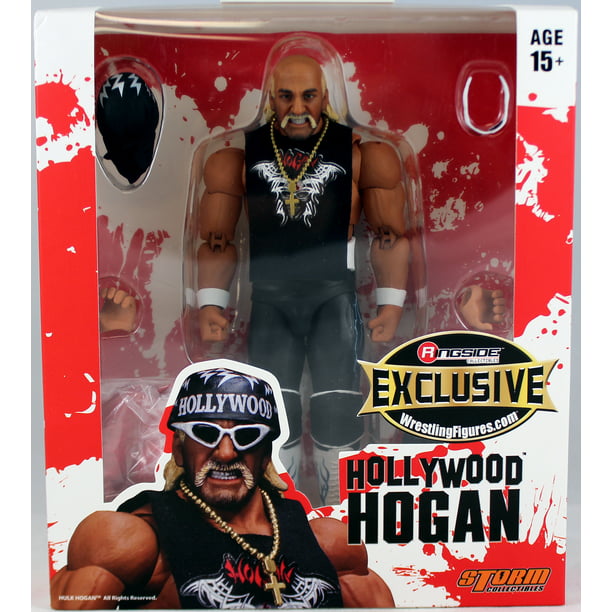 Red & White" Hollywood Hulk Ringside Exclusive Wrestling Action Figure - Walmart.com