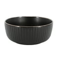 thumbnail image 4 of Elama Leo 16 Piece Stoneware Dinnerware Set In Black, 4 of 6