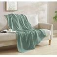 thumbnail image 1 of Home Trends Soft Woven Iceberg Green Throw, 1 of 4