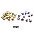 thumbnail image 3 of Langgg 200pcs Colorful Bell Lovely Small Lightweight Exquisite Aluminum Bell Portable Chain Decoration Simple Operation, 3 of 8