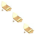 thumbnail image 2 of relayinert Mandolin Tailpiece Triangular Stringed Replacement Part with Screws Decorative Repair Guitar String Accessory 1 3Set, 2 of 6