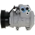thumbnail image 4 of A/C COMPRESSOR Compatible with 2005-2009 Hyundai Tucson 2005-2010 Kia Sportage With Clutch 6-Groove Pulley, 4 of 5