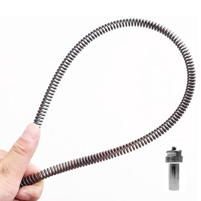 Tohuu Toilet Plunger Toilet Auger Toilet Clog Remover Stainless Steel