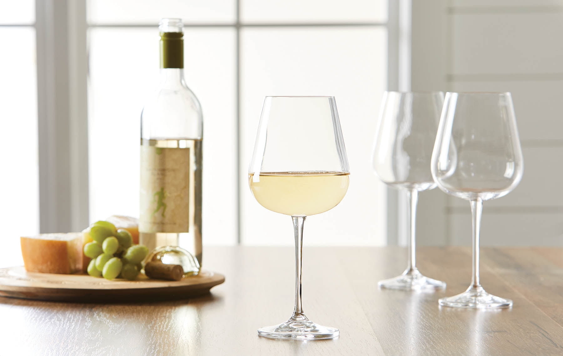Better Homes Gardens 15 Ounce Cielo White Wine Glasses 4 Count
