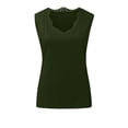 thumbnail image 3 of Womens Lace Trim Tank Tops V Neck Sleeveless Shirts 2026 Summer Casual Trendy Dressy Cami Slim Fit Tops, 3 of 4