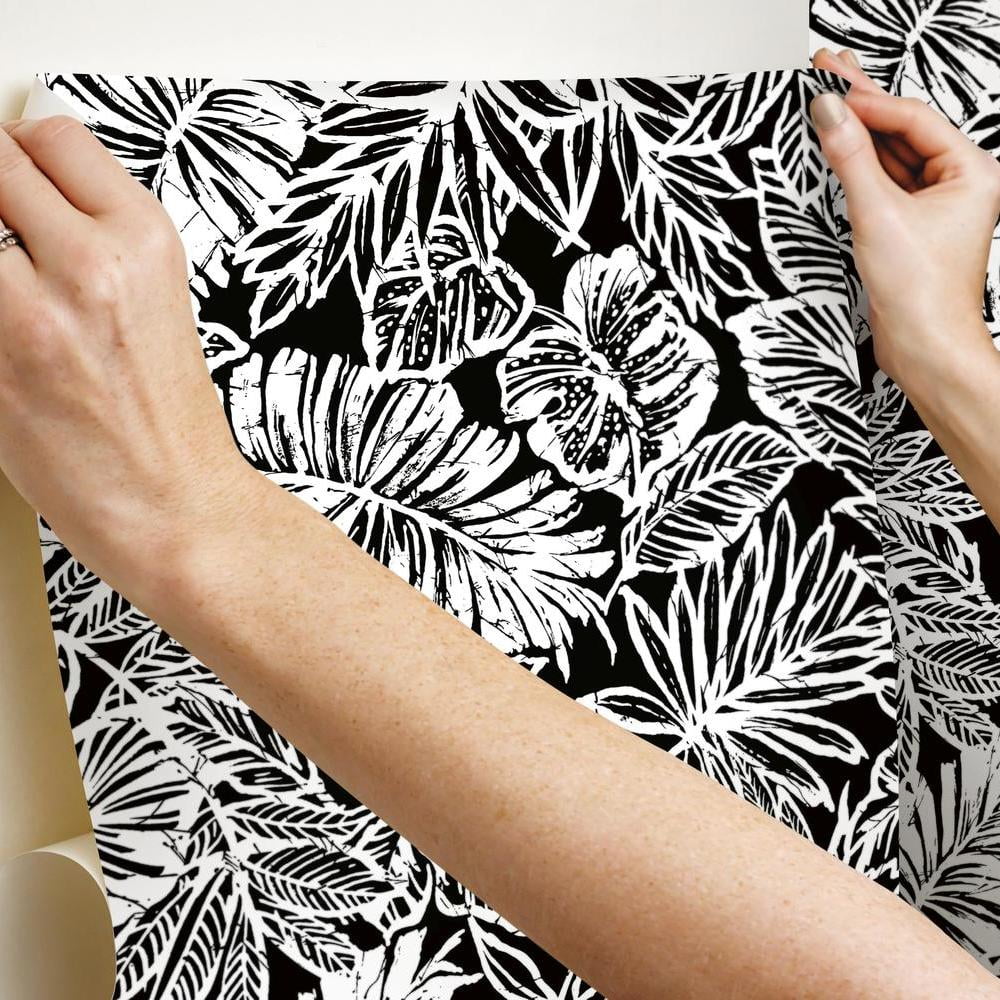 Tropical Leaf Peel and Stick Wallpaper