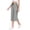 Gray, variant on BUIGTTKLOP Women's Capri Pants with 2 Zipper Pockets Lightweight Quick Dry Hiking Travel Capris Pants for Women Casual Summer