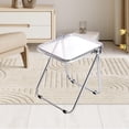 thumbnail image 1 of Elodie Folding Tray Table Small Folding Table Practical Sturdy Versatile Compact Simple Transparent, 1 of 8