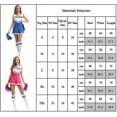 thumbnail image 5 of Uniforme Musical pour Femmes Tenue Complète Déguisement Cheerleader Tank Mini Robe Costume de Performance avec Ensemble Fleur Cheerleading, 5 of 5