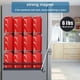 thumbnail image 5 of Estante magnético para especias de cocina, estante para especias de cocina, estante de pared sin perforaciones, estantes laterales para refrigerador (paquete de 2, negro), 5 of 5