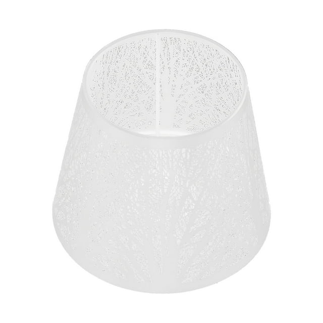 Lampshade, Easy To Install Wrought Iron Lamp Cover E27 Forest Tree Shaped Reliable Heat Dissipation For Bedroom For Home For Bedside White