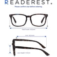 thumbnail image 4 of Blue-Light-Blocking-Reading-Glasses-Granite-0-75-Magnification-Computer-Glasses, 4 of 6