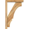 thumbnail image 3 of Ekena Millwork 4"W x 20"D x 32"H Balboa Block Rough Sawn Bracket w/ Offset Brace, Western Red Cedar, 3 of 25