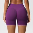 thumbnail image 5 of Women's High Waisted Biker Shorts Stretchy Tummy Control Workout Shorts, 5 of 11