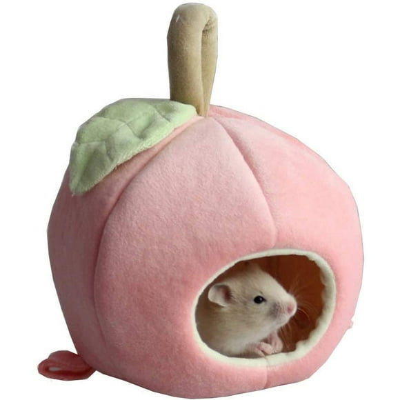 Hamac Maison Suspendue pour Fruits d'Hiver pour Animaux, Lit Chaud, Accessoires de Nid pour Hamster, Cochon d'Inde, Hérisson, Chinchilla, Hamster, Hérisson, Chinchilla et Petits Animaux
