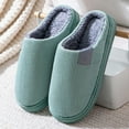 thumbnail image 1 of Zapatillas de algodón para mujeres y hombres • Zapatos para caminar en interiores y exteriores • Slip-On suaves y cómodos • Zapatillas cálidas para pareja, 1 of 4