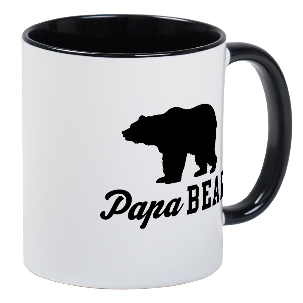 CafePress Papa Bear Mugs Unique Coffee Mug, Coffee Cup CafePress