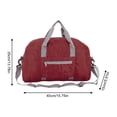 thumbnail image 3 of Gym Bag with Pocket Compartment, Lightweight Sports Travel Bag for Women Men, Water Resistant Carry On Weekender Overnight Tote for Swimming Yoga Gym Fitness Travel Storage, 3 of 8