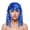 Blue, variant on Shiny Tinsel Party Wig, Foil Fiber Cosplay Hair for 2026 Summer Sports Events, Festive Photo Prop for Men Women 1 Pack