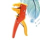 thumbnail image 4 of EeaseMX Alicate pelacables multifuncional, cortador de cables, crimpadora, herramienta automática para pelar cables, para mecánicos, electricistas y profesionales (naranja), 4 of 7