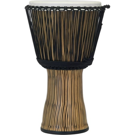 Pearl PBJVR14698 14" Rope Tuned Djembe - Zebra Grass