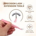 thumbnail image 4 of 9Pcs Curved Pointed Craft Tweezers with Protective Cover for Eyelash Extensions, 4 of 7