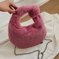 thumbnail image 4 of Hukapapa Bolsa de bola de masa de felpa de invierno Bolso de moda Bolsa de almacenamiento portátil, 4 of 5