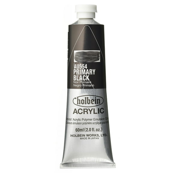 Holbein Artist Heavy Body Acrylic Color, 60ml, Primary Black