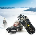 thumbnail image 2 of Shoe Crampons, 1 Pair 18 Teeth Anti-Slip Ice Snow Grips Shoe Boot Traction Cleat Spikes Crampon, 2 of 6