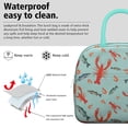 thumbnail image 3 of Lunch Bag Lunch Box for Women Reusable Insulated Lunch Bags,Water-Resistant Lobster Seafood Yummy Cooler Lunch Tote Bag, Large Capacity for Work Travel Picnic, 3 of 6