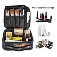 thumbnail image 2 of FORMRS Travel Makeup Bag Large Capacity Train Case Cosmetic Organizer with Adjustable Dividers, Ethereal Mountain, 2 of 8