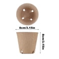 thumbnail image 3 of 60-Pack Biodegradable Pulp Seed Starter Pots, Seedling Trays for Germination, Eco-Friendly Plant Cups for Gardening, 3 of 4
