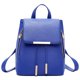 thumbnail image 1 of Bolso de hombro doble con solapa y cordón de borde de hierro con doble cremalleraAzul oscuro, 1 of 1