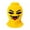 Yellow-#003, variant on Unisex Funny Emoji Ski Mask Balaclava Yellow Cartoon Face Knit Full Face Cover with Wide Eye Opening Winter Neck Warmer for Skiing Snowboarding Costume Parties