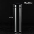 thumbnail image 2 of PARACITY 17 oz Stainless Steel Insulated Water Bottle, Double Wall Vacuum Insulation, Keeps Hot for 12 Hrs & Cold for 24 Hrs, Perfect for Coffee & Tea, 2 of 7