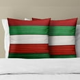 thumbnail image 6 of Christmas Throw Pillow Covers 18x18 Inch Red Green Color Wooden Board Plank Decorative Pillow Case Cushion Cover for Home Couch Bed Sofa Winter Holiday Room Decor Xmas Gift, 6 of 6